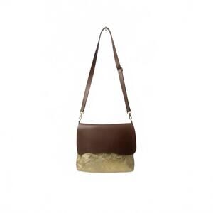 NEW SANTE GRACE men's dakota crossbody messenger bag in gold